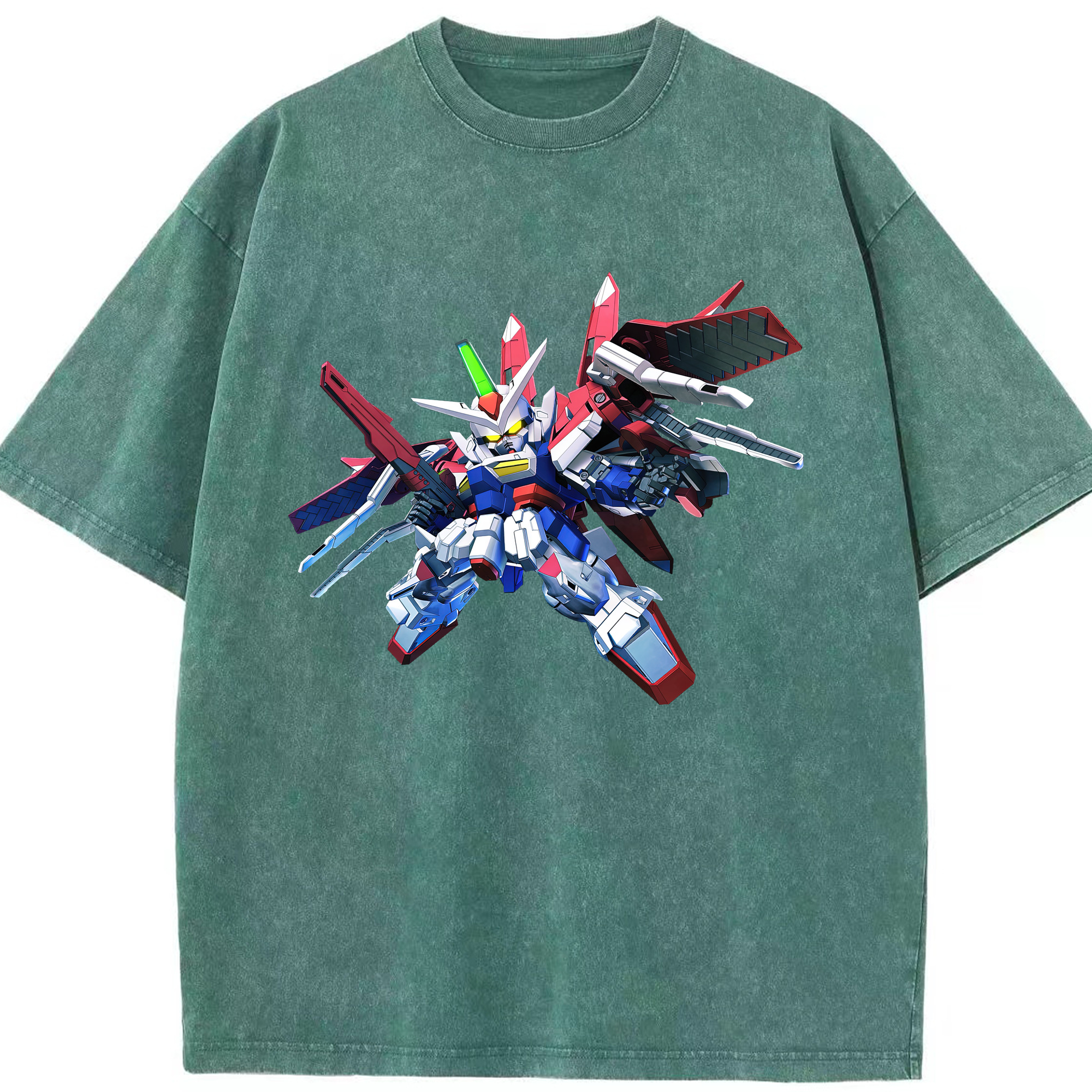 （画像用） 機動戦士ガンダム Mobile Suit Gundam 綿100% ヴィンテージ風 半袖Tシャツ（フロントプリント）
